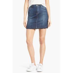PAIGE Women's Elaina Released Hem Denim Skirt Size 29 In Dabney